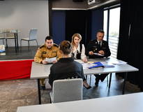 Obraz przedstawiający ELIMINACJE GMINNE OGÓLNOPOLSKIEGO TURNIEJU WIEDZY POŻARNICZEJ W GMINIE STRYSZAWA