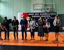 Obraz przedstawiający Uroczyste otwarcie sali gimnastycznej w Kukowie