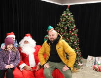 Obraz przedstawiający Spotkanie ze Świętym Mikołajem