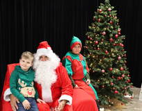 Obraz przedstawiający Spotkanie ze Świętym Mikołajem