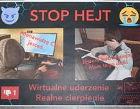 Obraz przedstawiający Konkurs akcji PRZYŁĄCZ SIĘ DO ZWALCZANIA AGRESJI I HEJTU W SIECI rozstrzygnięty