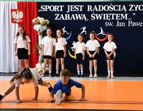 Obraz przedstawiający Uroczyste otwarcie sali gimnastycznej w Kukowie