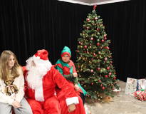 Obraz przedstawiający Spotkanie ze Świętym Mikołajem