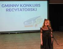 Obraz przedstawiający Gminny Konkurs Recytatorski, edycja 2025