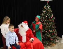 Obraz przedstawiający Spotkanie ze Świętym Mikołajem