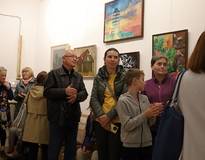 Obraz przedstawiający Poplenerowa wystawa im. Władysława Fronta w Stryszawie