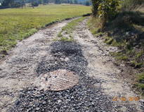 Obraz przedstawiający Budowa sieci kanalizacji sanitarnej i sieci wodociągowej  we wsi Lachowice​
