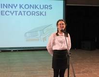 Obraz przedstawiający Gminny Konkurs Recytatorski, edycja 2025