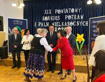 Obraz przedstawiający 19. Powiatowy Konkurs Potraw i Palm Wielkanocnych