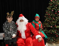 Obraz przedstawiający Spotkanie ze Świętym Mikołajem