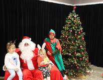 Obraz przedstawiający Spotkanie ze Świętym Mikołajem