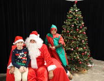 Obraz przedstawiający Spotkanie ze Świętym Mikołajem