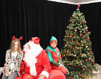 Obraz przedstawiający Spotkanie ze Świętym Mikołajem