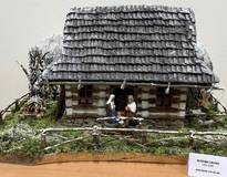 Obraz przedstawiający Gminny etap konkursu Babiogórska Szopka Regionalna. Edycja 2025.