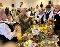 Obraz przedstawiający 19. Powiatowy Konkurs Potraw i Palm Wielkanocnych