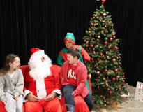 Obraz przedstawiający Spotkanie ze Świętym Mikołajem