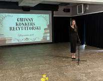Obraz przedstawiający Gminny Konkurs Recytatorski. Edycja 2026.