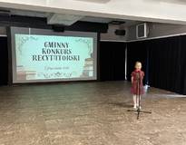 Obraz przedstawiający Gminny Konkurs Recytatorski. Edycja 2026.