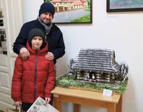 Obraz przedstawiający Gminny etap konkursu Babiogórska Szopka Regionalna. Edycja 2025.