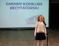 Obraz przedstawiający Gminny Konkurs Recytatorski, edycja 2025