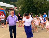 Obraz przedstawiający Gminne Dożynki w Hucisku