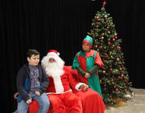 Obraz przedstawiający Spotkanie ze Świętym Mikołajem