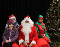 Obraz przedstawiający Spotkanie ze Świętym Mikołajem