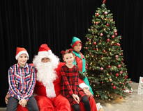 Obraz przedstawiający Spotkanie ze Świętym Mikołajem