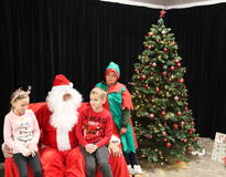 Obraz przedstawiający Spotkanie ze Świętym Mikołajem