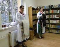 Obraz przedstawiający Dzień Regionalny w Gimnazjum w Stryszawie