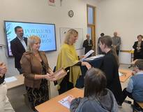 Obraz przedstawiający XXI Powiatowe Dyktando Ortograficzne