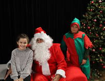 Obraz przedstawiający Spotkanie ze Świętym Mikołajem