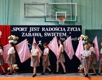 Obraz przedstawiający Uroczyste otwarcie sali gimnastycznej w Kukowie