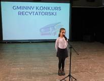 Obraz przedstawiający Gminny Konkurs Recytatorski, edycja 2025