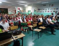 Obraz przedstawiający Dzień Regionalny w Gimnazjum w Stryszawie