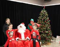 Obraz przedstawiający Spotkanie ze Świętym Mikołajem