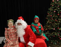 Obraz przedstawiający Spotkanie ze Świętym Mikołajem