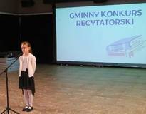 Obraz przedstawiający Gminny Konkurs Recytatorski, edycja 2025