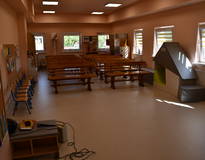Obraz przedstawiający Nowe Przedszkole w Lachowicach