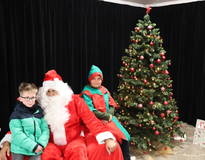 Obraz przedstawiający Spotkanie ze Świętym Mikołajem