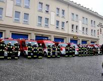 Obraz przedstawiający Ochotnicza Straż Pożarna w Stryszawie ma nowy samochód ratowniczo-gaśniczy