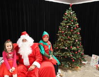 Obraz przedstawiający Spotkanie ze Świętym Mikołajem