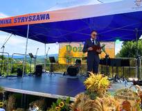 Obraz przedstawiający Gminne Dożynki w Hucisku