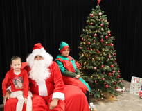 Obraz przedstawiający Spotkanie ze Świętym Mikołajem