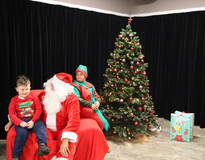 Obraz przedstawiający Spotkanie ze Świętym Mikołajem