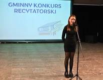 Obraz przedstawiający Gminny Konkurs Recytatorski, edycja 2025