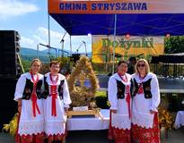 Obraz przedstawiający Gminne Dożynki w Hucisku
