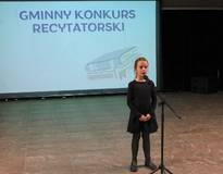 Obraz przedstawiający Gminny Konkurs Recytatorski, edycja 2025