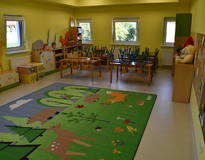 Obraz przedstawiający Nowe Przedszkole w Lachowicach