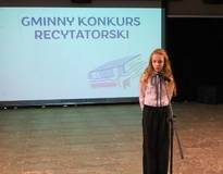 Obraz przedstawiający Gminny Konkurs Recytatorski, edycja 2025